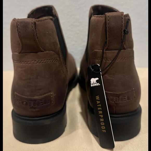 New Sorel III Chelsea Waterproof Leather Boots Women's Size 8 - Picture 4 of 7